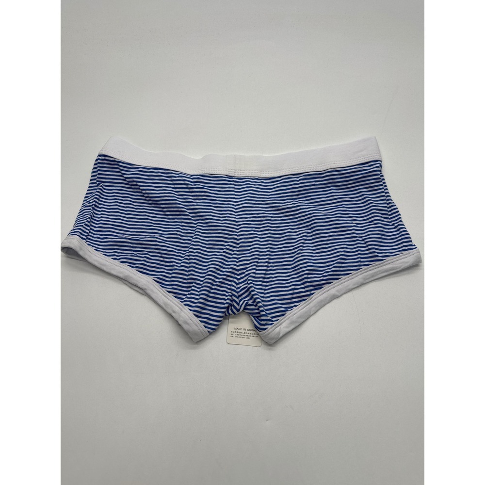 Brave Person‎ Mens Blue Striped Boxer Briefs Underwear | Comfortable  large nwt - Picture 6 of 7